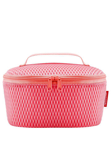 Reisenthel thermo coolerbag S - Brotzeitbox 22.5 cm (twist powder blue) in mesh coral