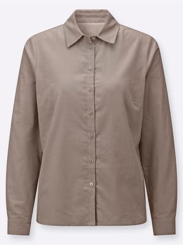 WITT WEIDEN Hemdbluse in taupe