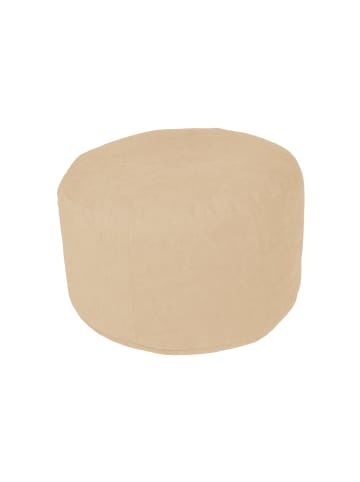 Linke Licardo Pouf Fußhocker Hocker Ø47/34 cm in beige