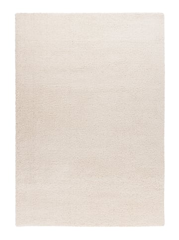 Vivorum Wohnzimmer / Schlafzimmer  Hochflor Teppich Tresor 525 in elfenbein