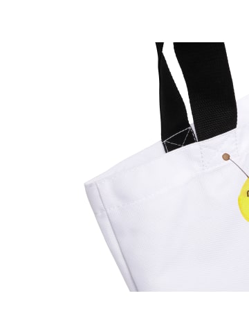 Mr. & Mrs. Panda Tote Bag Biene Blume ohne Spruch in Weiß