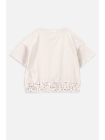 Coccodrillo Kurzärmeliges T-Shirt in ecru