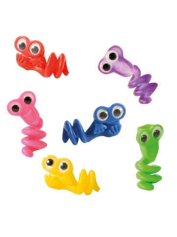 Eduplay Stiftemonster mit Wackelaugen, 5 x 2 cm in Sortiert