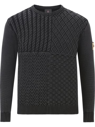 Jan Vanderstorm Pullover RABBE in schwarz