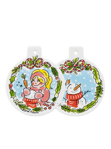 Blond Amsterdam Anhänger Kerst in Bunt - 9,5 x 5cm
