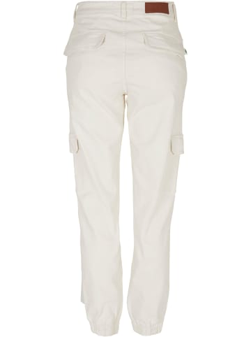 Urban Classics Urban Classics Damen Ladies Organic Stretch Denim Cargo Pants in offwhite raw