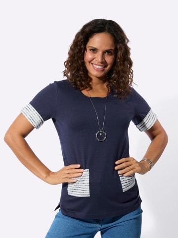 WITT WEIDEN Kurzarm-Shirt in marine