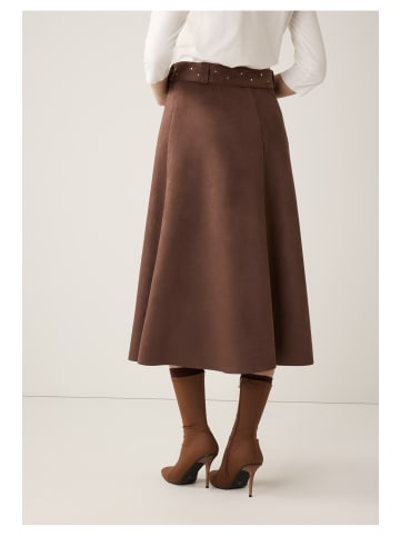 More & More weiter Glockenrock, Kunstleder in espresso brown