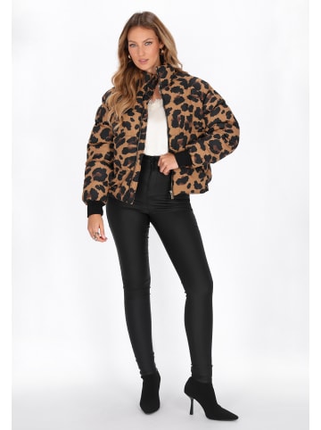faina Women Jacket in brown multicolor