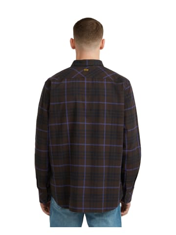 G-Star Raw One Pocket Regular Hemd ganache varsity check