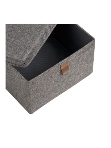 ebuy24 Korb Majken (3-teilig) Dunkel Grau 38 x 26 cm