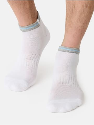 NUR DER Sneakersocken Sneaker Sport in weiß