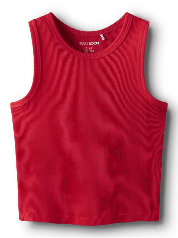 TWO SOON Oberteil in True Red