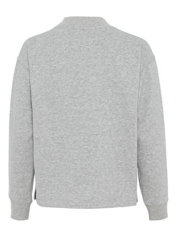 Camel Active Sweatshirt in Light Grey Melange