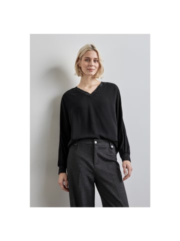 Street One Langarmbluse in Black