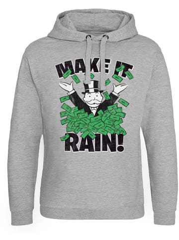 Monopoly Hoodie "Monopoly Make It Rain Epic Hoodie" in Grau