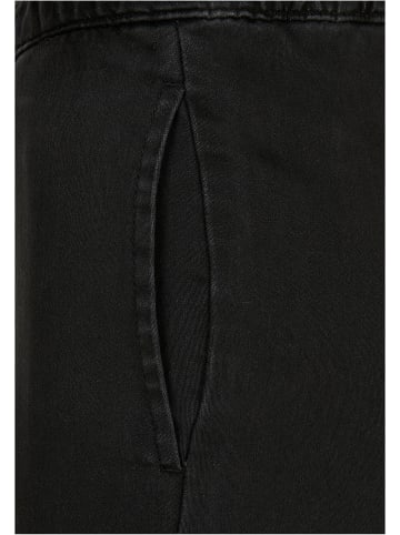 Urban Classics Urban Classics Damen Ladies Knitted Denim High Waist Cargo Pants in black