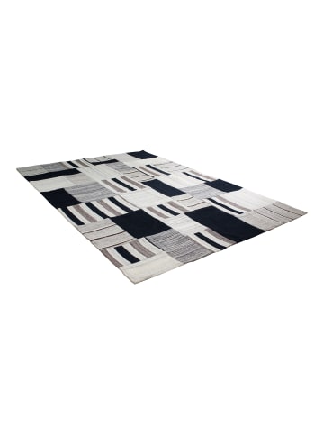 Kayoom Kurzflor Teppich Radical 320 in grau - multi - rechteckig