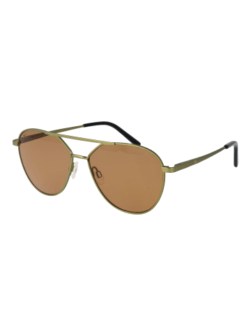 Serengeti Unisex Sonnenbrille Flieger Grün