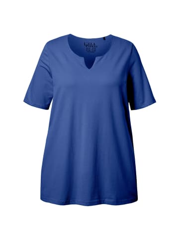 Ulla Popken Shirt in kobaltblau