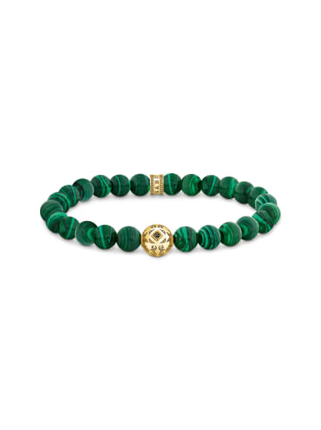 Thomas Sabo Beads-Armband Aus Grünen Steinen in gold, schwarz, grün