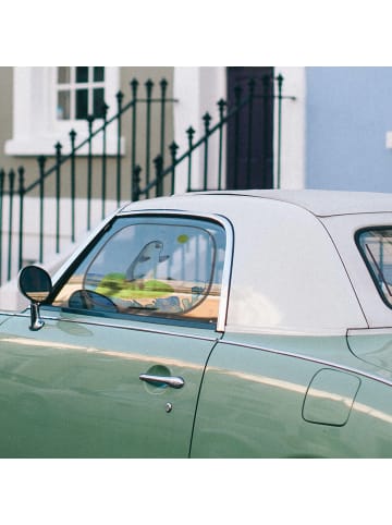 Mr. & Mrs. Panda fenster sonnenschutz Pinguin Surfer ohne Spruch in Weiß