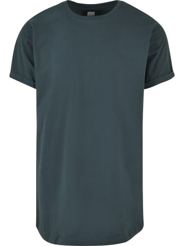 Urban Classics Urban Classics Herren Long Shaped Turnup Tee in bottlegreen
