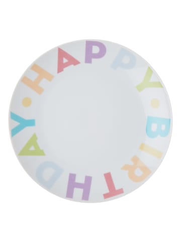 Butlers Teller HAPPY BIRTHDAY in Weiß