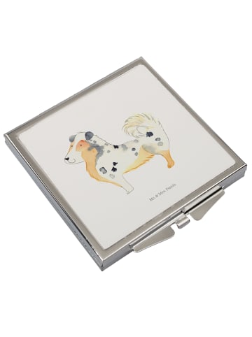 Mr. & Mrs. Panda Schminkspiegel Hund Australien Shepherd ohne Sp... in Weiß