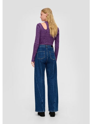 QS T-Shirt in 48W0_flieder