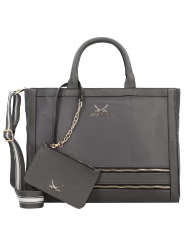 Sansibar Handtasche 36 cm in anthracite