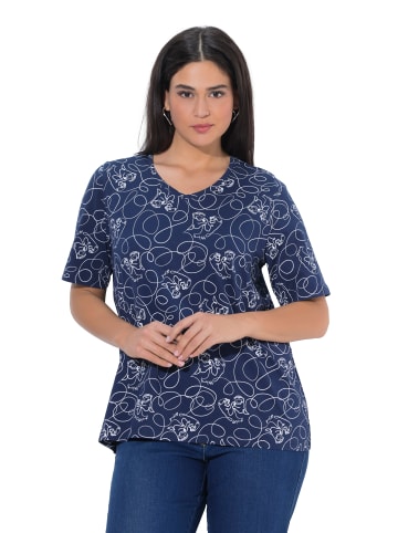 Ulla Popken Shirt in tintenblau