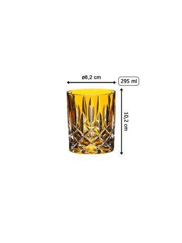 Whiskyglas Laudon in Bernstein 295 ml