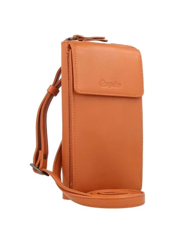 Esquire Peru Handytasche Leder 10 cm in cognac