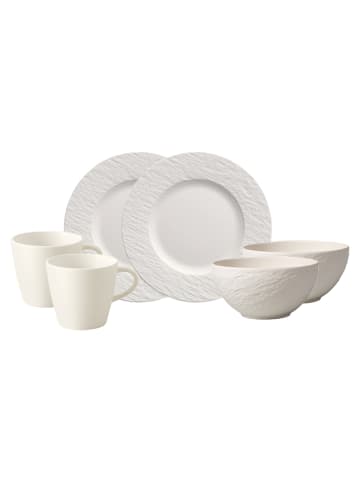 Villeroy & Boch 6er Set Frühstücks-Set Manufacture Rock in schwarz