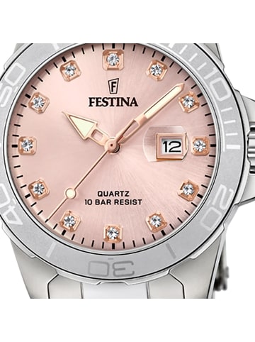 Festina Analog-Armbanduhr Festina Boyfriend silber mittel (ca. 34,5mm)