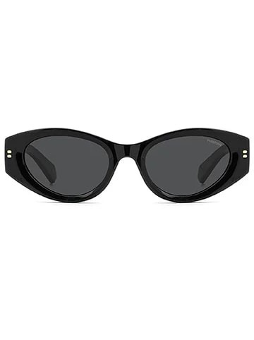 Polaroid Frauen Sonnenbrille Katzenauge Schwarz