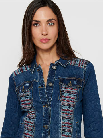 KOROSHI JEANSJACKE in blau