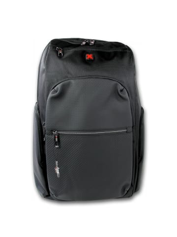 Travel n meet Polyester Freizeitrucksack Travel N Meet Rucksack schwarz ca. 30cm