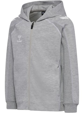 Hummel Reißverschluss Kapuzenpullover Hmlmove Kinder in GREY MELANGE
