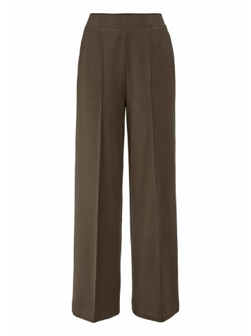 Hessnatur Hessnatur Hose Wide Leg Relaxed aus Bio-Baumwolle in vintage oliv