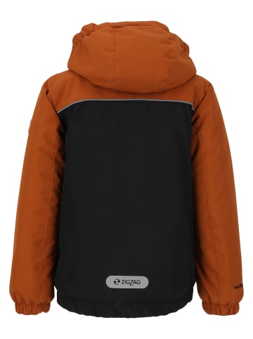 Zigzag Skijacke Mixup in 5086 Caramel Café