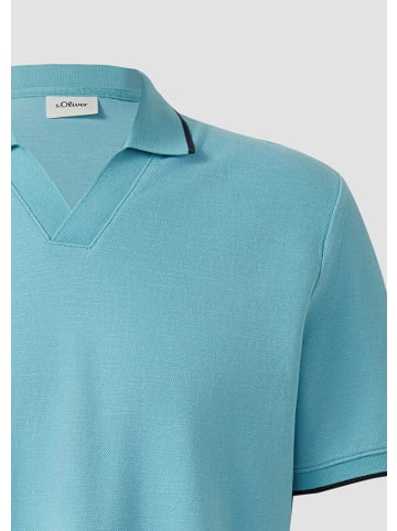 s.Oliver Polo-Shirt in 6603_türkis