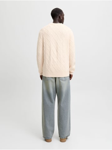 Jack & Jones Strickpullover in Sea Salt