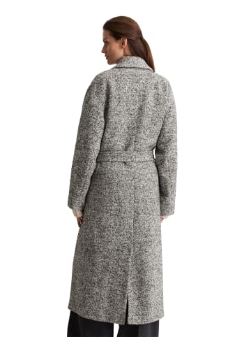 Marc O'Polo Bouclé-Wollmantel relaxed in Dark Brown