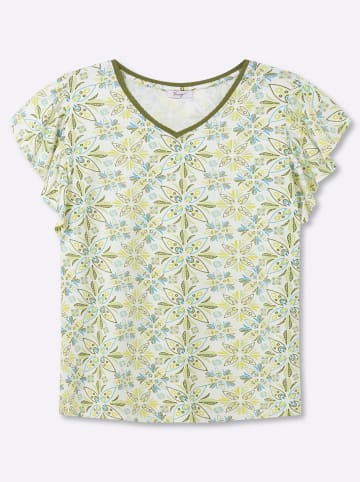 sheego Shirt in ecru-topas-bedruckt
