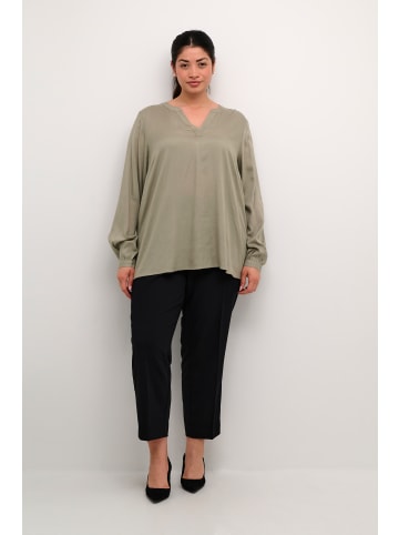 KAFFE curve Langarm-Bluse KCcalinde in Vetiver