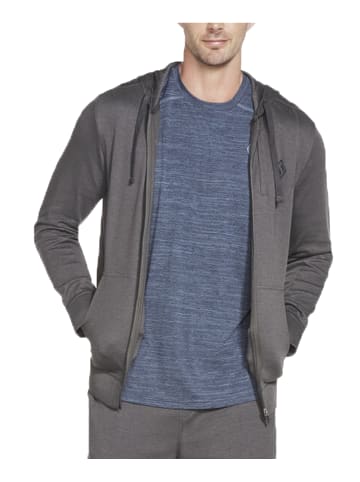 Skechers Sweatjacke Apparel GOknit Pique Full Zip Hoodie in grau