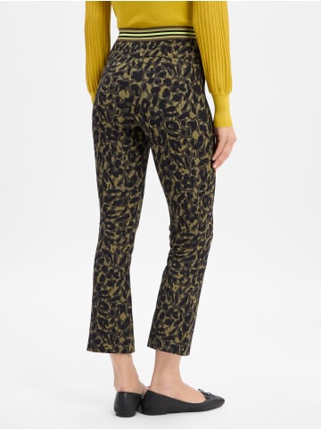 MARC CAIN SPORTS Hose Frederica in khaki schwarz - 0001
