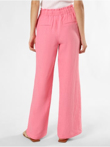 Marie Lund Leinenhose in pink